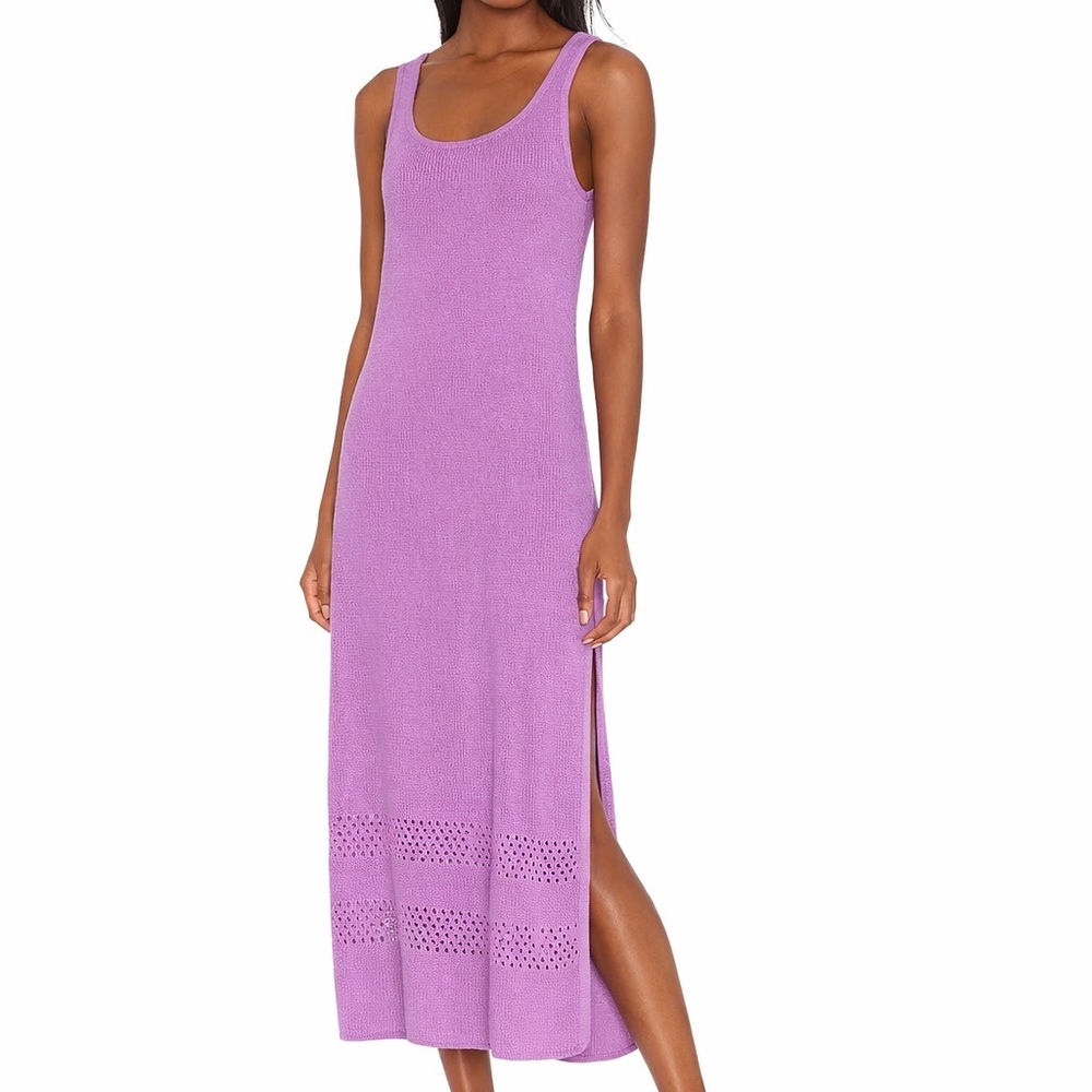 Anthropologie Seafolly Austrailia Lilac Terrain Beach Cover Up Dress M NEW - Picture 1 of 6